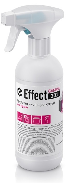 Effect ГАММА 301 Средство чистящее для кухни, спрей, 0,5л (13108) оптом в Торус