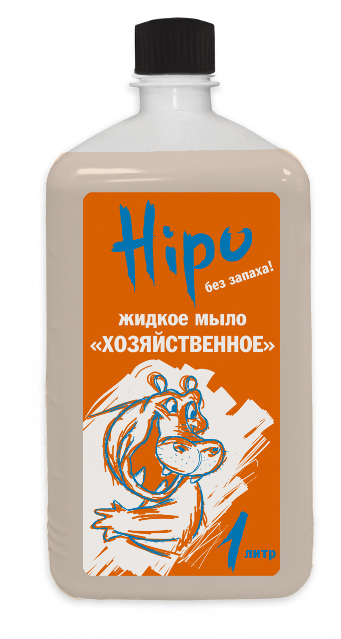 HIPO 1л мыло хозяйственное (5-0511-1к) оптом в Торус