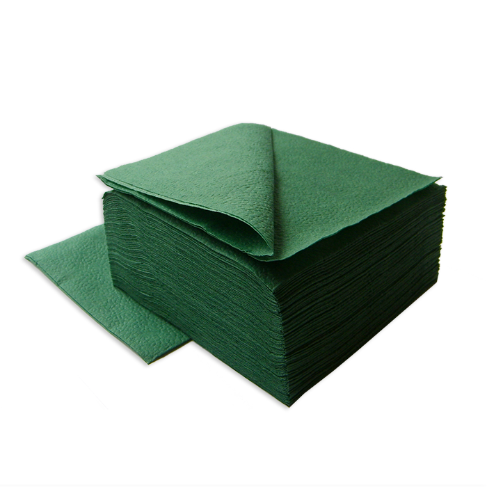 Салфетки LIME 1-сл, 24*24см, 400л, тёмно-зелёные 18г/м.кв.(410600-Ц) оптом в Торус