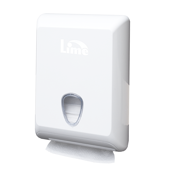 Диспенсер д/туалетной бумаги в пачках Z-укл LIME Prestige белый (А 83601) оптом в Торус