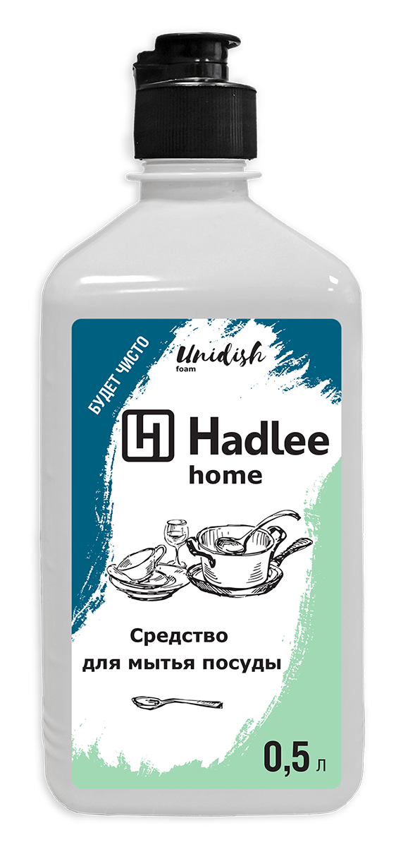 ВЫВОД,замена на 6-0107-05,HADLEE home Unidish 0,5л (Юнидиш) ср-во для ручного мытья посуды (0107-05) оптом в Торус