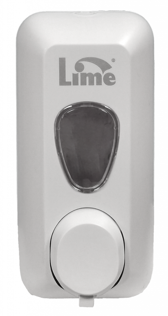 Диспенсер д/жидкого мыла-пены LIME 0.6л, белый (972000) оптом в Торус