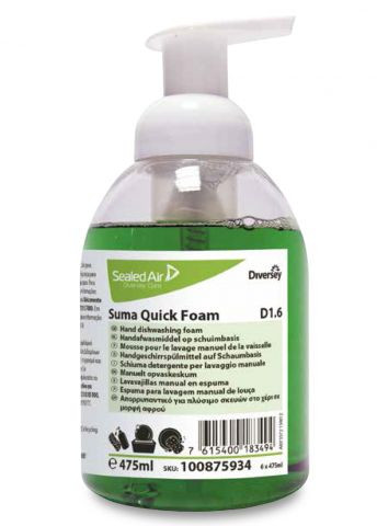 Suma Quick Foam D1.6, 475мл, Средство д/ручного мытья посуды (100910877) оптом в Торус
