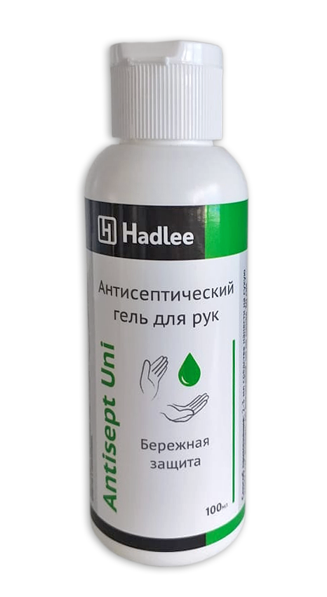 ВЫВЕДЕН HADLEE Antisept Uni 100мл (Антисепт Юни) антисептический гель для рук (4207-100) оптом в Торус