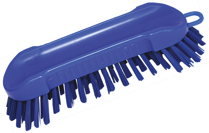 Щётка жёсткая д/ручной чистки Brush UNIVERSAL 185*48*48мм синяя (5802) оптом в Торус