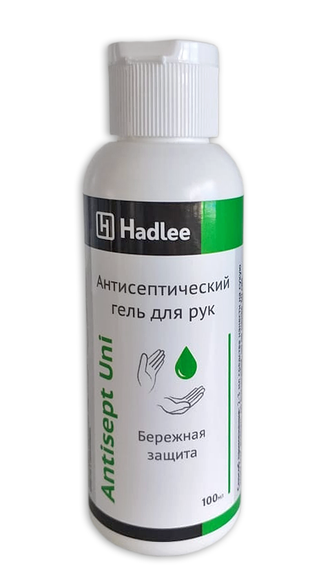 ВЫВОД HADLEE Antisept Uni 100мл (Антисепт Юни) антисептический гель для рук (4207-100) оптом в Торус