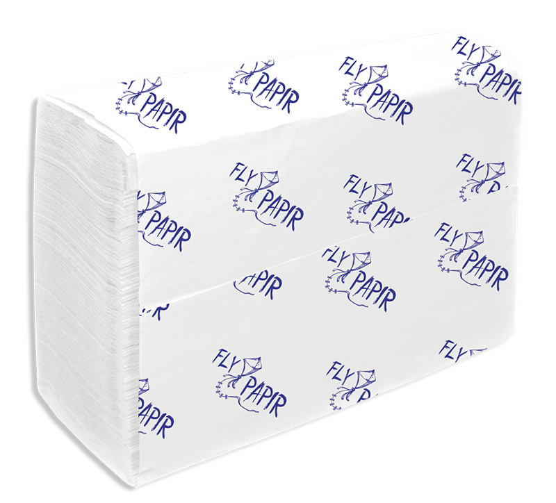 Полотенца в пач. FlyPapir Premium Z-укл, 2-сл, 21,5*22,5см, шир.8см, 180л, 17г (272182-Ц) оптом в Торус