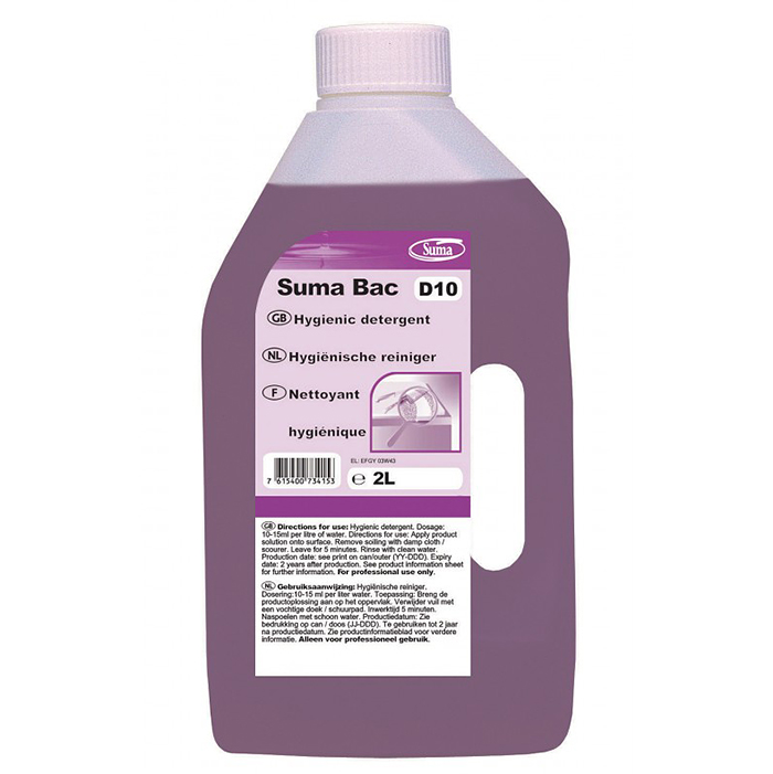 SUMA BAC D10, 2л, моющее и дезинфицирующее ср-во (7519044) оптом в Торус