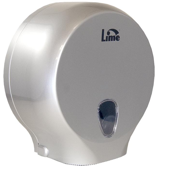 Диспенсер д/туалетной бумаги LIME 200м серый (915201) оптом в Торус