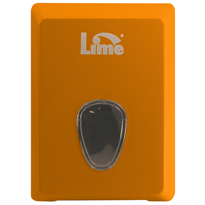 Диспенсер д/туалетной бумаги в пачках LIME оранжевый (916003) оптом в Торус