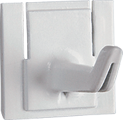 Крючок 42*32*31мм белый (86997), д/держателя на 3 щетки 8699 оптом в Торус