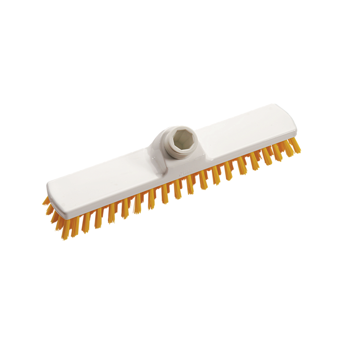 Щётка жёсткая Brush FOOD 280*50*90мм жёлтая (88104) оптом в Торус
