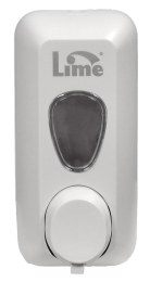 Диспенсер д/жидкого мыла-пены LIME 0.6л, белый (972000)
