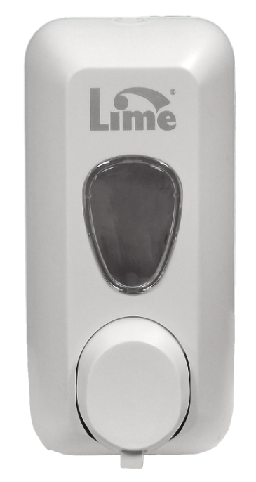 Диспенсер д/жидкого мыла-пены LIME 0.6л, белый (972000)
