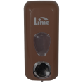 Диспенсер д/жидкого мыла LIME 0.6л, заливной, коричневый (971005)