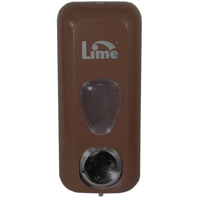 Диспенсер д/жидкого мыла LIME 0.6л, заливной, коричневый (971005)