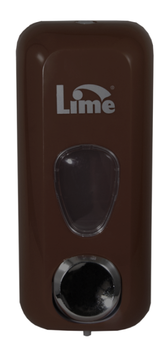 Диспенсер д/жидкого мыла LIME 0.6л, заливной, коричневый (971005)