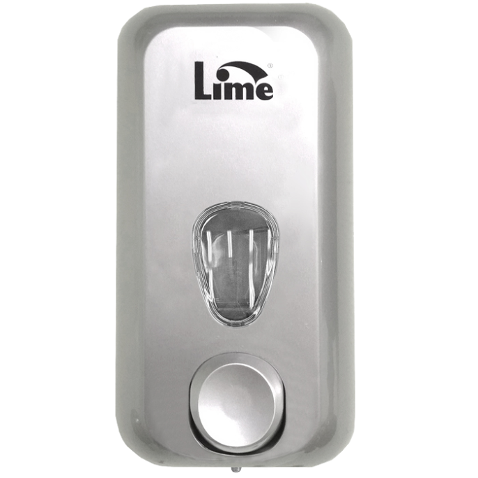 Диспенсер д/жидкого мыла LIME 1л, заливной, серый (973001)