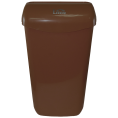 Корзина д/мусора LIME 23л подвесная с держателем мешка коричневый (974235)