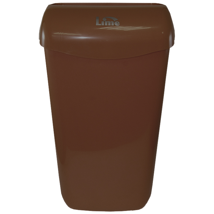 Корзина д/мусора LIME 23л подвесная с держателем мешка коричневый (974235)