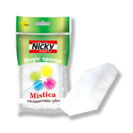 Губка меламиновая 11х7х3,5см (1шт/уп) MISTICA (71537)