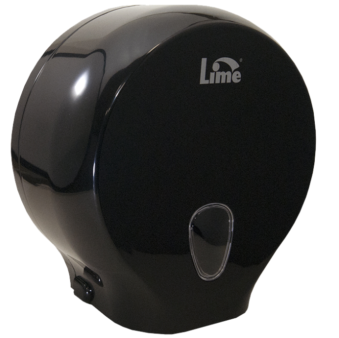 Диспенсер для туалетной бумаги рулонной, Т2, LIME 200м, черный (915202)