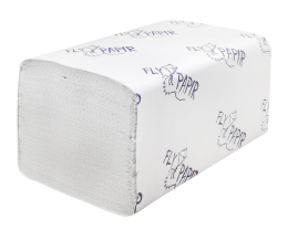 Полотенца бумажные листовые FlyPapir Premium SmartMix V-сложения (ZZ), 1-слойные, 250 листов, H3, (261350/205)