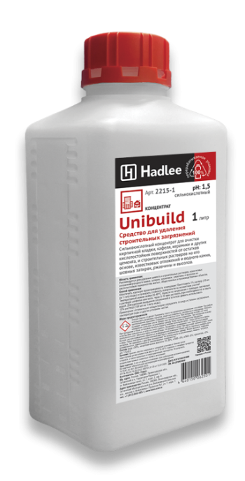 HADLEE Unibuild 1л, Средство для удаления строительных загрязнений (2215-1)