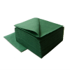 Салфетки LIME 1-сл, 24*24см, 400л, тёмно-зелёные (410600)