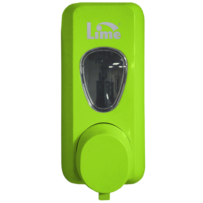 Диспенсер д/жидкого мыла-пены LIME 0.6л, зеленый (972004)