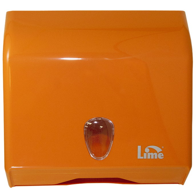 Диспенсер для полотенец V-сложения (ZZ), H3, LIME оранжевый (926003)