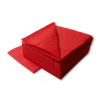 Салфетки LIME 1-сл, 24*24см, 400л, красные (410700)