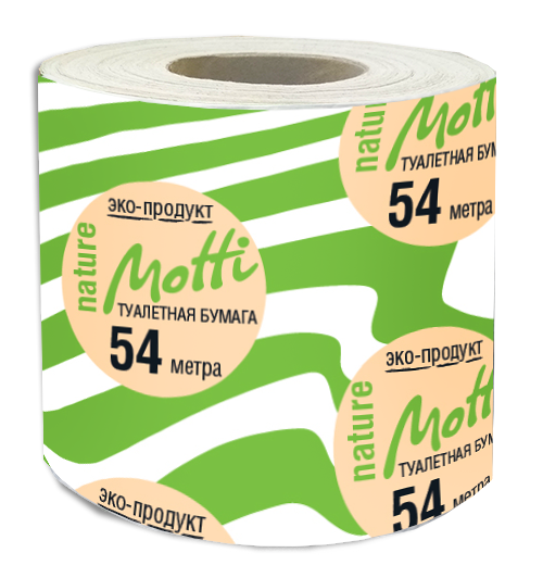 Т/бумага в рул. MOTTI 1-сл, 54м (105448)