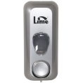 Диспенсер д/жидкого мыла LIME 0.6л, заливной, серый (971001)