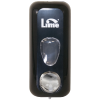 Диспенсер д/жидкого мыла LIME 0.6л, заливной, чёрный (971002)