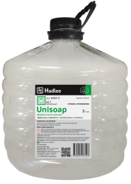 HADLEE Unisoap 3л ПЭТ (Юнисоп) мыло жидкое для рук, белое (4205-3)