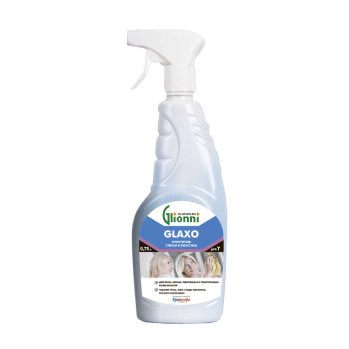 GLIONNI GLAXO (Глаксо) 0,75л Чистящ ср-во д/стекол и пластика (CMG-08-075)