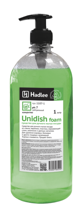HADLEE Unidish 1л, Средство для ручного мытья посуды (1107-1)