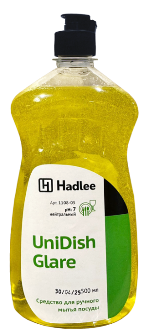 HADLEE Unidish Glare 0,5л, Средство для ручного мытья посуды (1108-05)