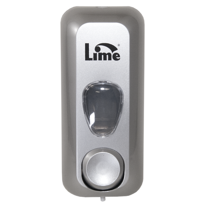 Диспенсер д/жидкого мыла в пакетах LIME 0.6л, серый (971101)