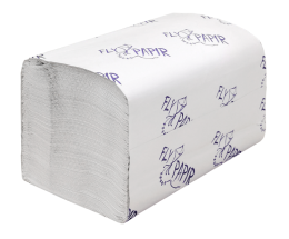 Полотенца бумажные листовые FlyPapir Premium SmartMix V-сложения (ZZ), 1-слойные, 250 листов, H3, (261252/205)