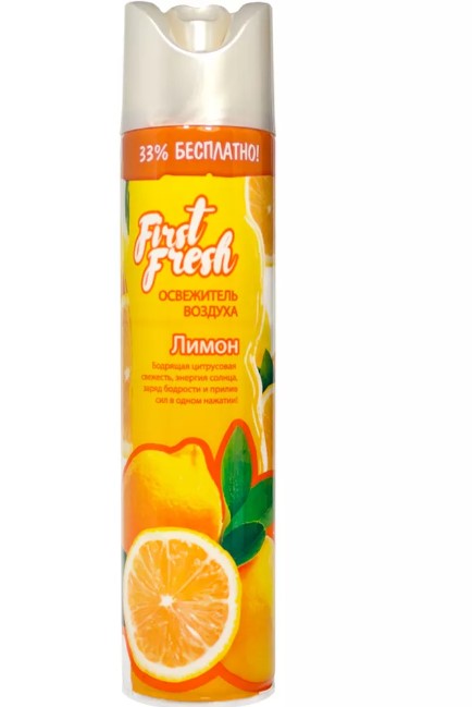 Освежитель воздуха First Fresh Лимон 300мл