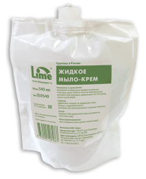 Мыло жидкое LIME в мягких картриджах 540мл (059540)