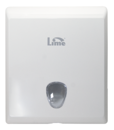 Диспенсер для полотенец Z-сложения, H2, LIME белый (927000)