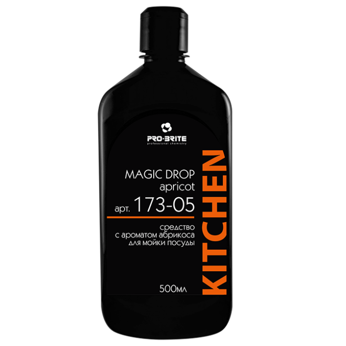 PRO-BRITE MAGIC DROP Apricot 0,5. Средство для мытья посуды с аром. абрикоса(173-05)
