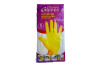 Перчатки латексные хозяйственные р-р S, household GLOVES/LIBRY (30гр) повыш.эластичн.