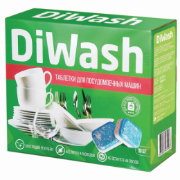 DIWASH (Дивош) Таблетки Д/ПММ (30шт/уп) (604641)