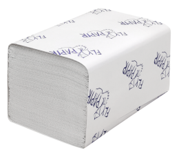 Полотенца бумажные листовые FlyPapir ECO V-сложения (ZZ), 1-слойные, 250 листов, H3, (261352/205)