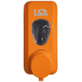 Диспенсер д/жидкого мыла-пены LIME 0.6л, оранжевый (972003)