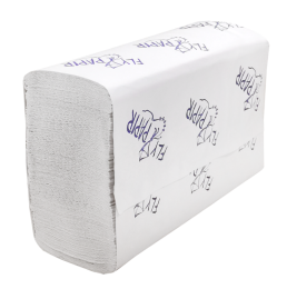 Полотенца бумажные листовые FlyPapir Premium SmartMix Z-сложения, 1-слойные, 250 листов, H2 (271183)